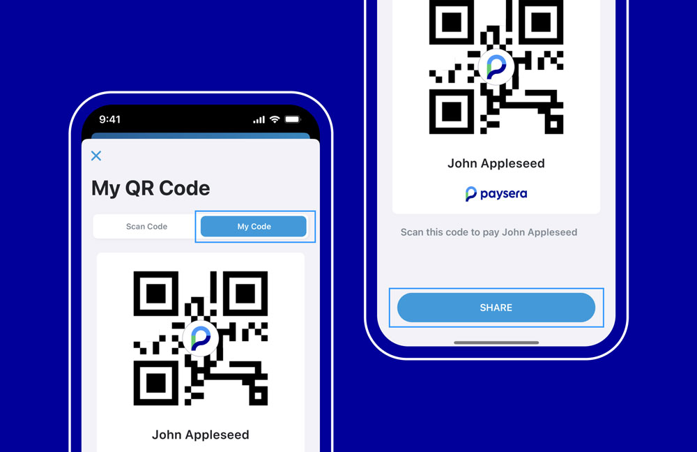 How to accept payments with the Paysera QR payment feature?